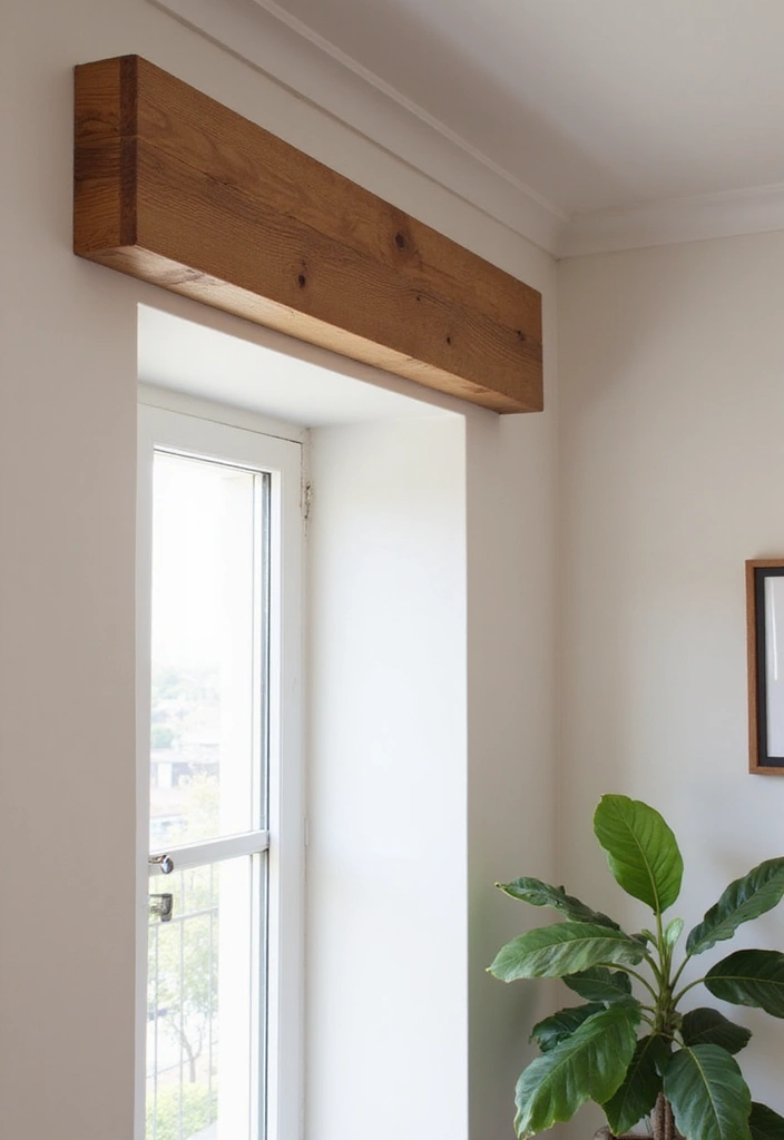 25 DIY Window Valance Ideas That Are Easier Than You Think (Watch Out for #12!) - 2. Wooden Cornice Board