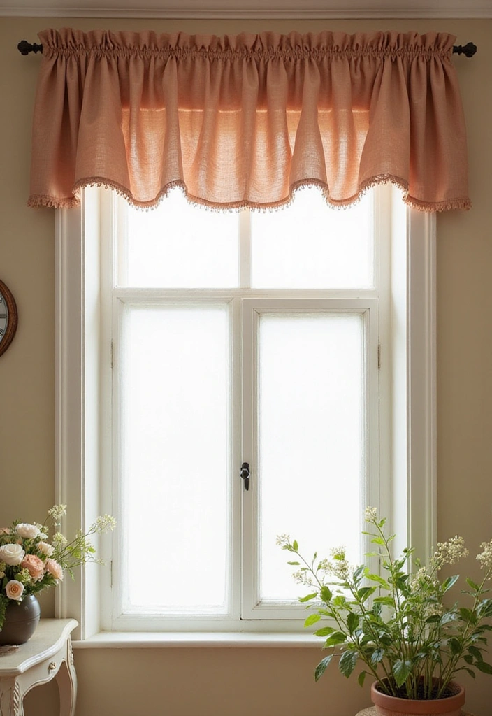25 DIY Window Valance Ideas That Are Easier Than You Think (Watch Out for #12!) - 24. Ruffled Valance