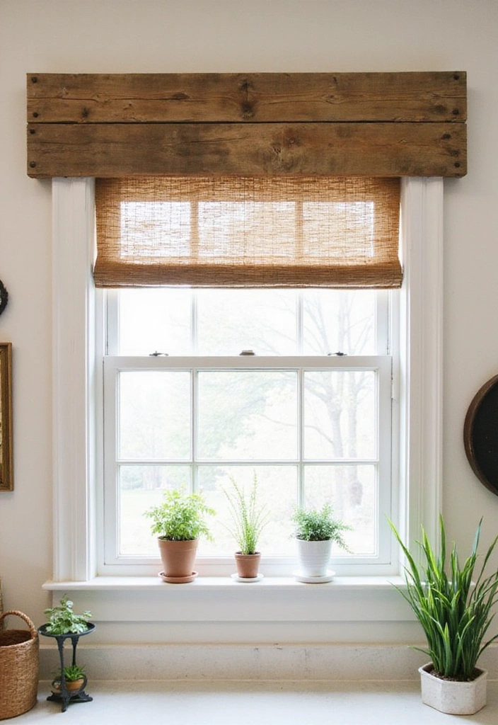 25 DIY Window Valance Ideas That Are Easier Than You Think (Watch Out for #12!) - 3. Repurposed Pallet Valance