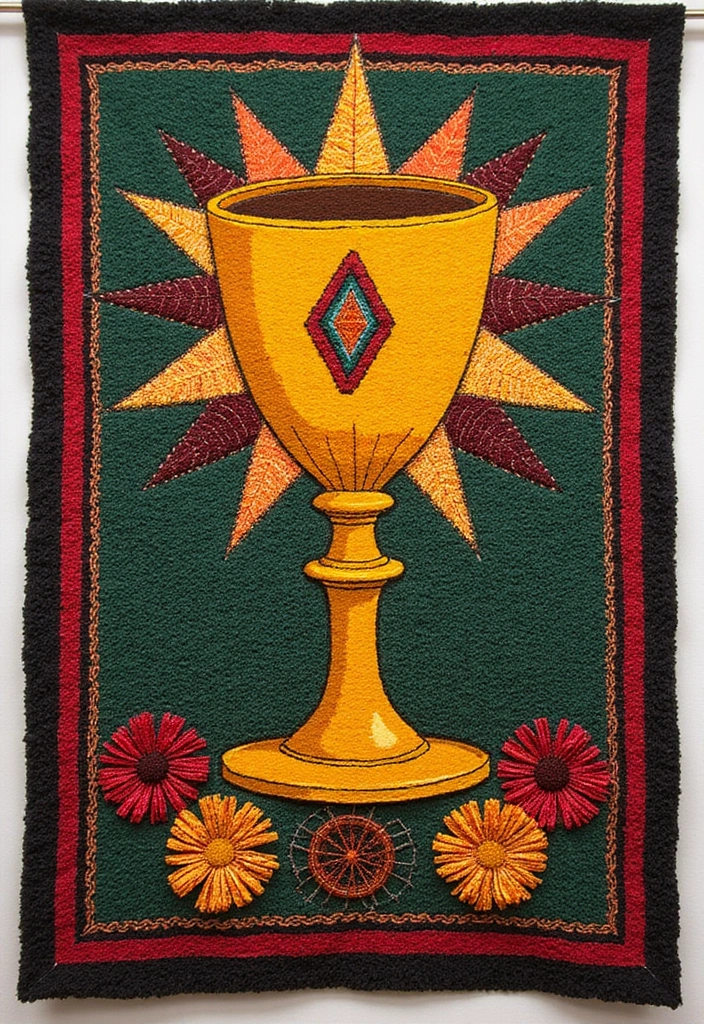 25 Festive Seasonal Wall Hanging Ideas to Celebrate Every Holiday (You Won't Believe #19!) - 19. Kwanzaa Unity Cup Wall Hanging