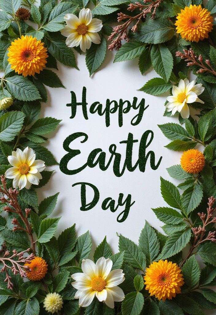 25 Festive Seasonal Wall Hanging Ideas to Celebrate Every Holiday (You Won't Believe #19!) - 20. Earth Day Nature Collage
