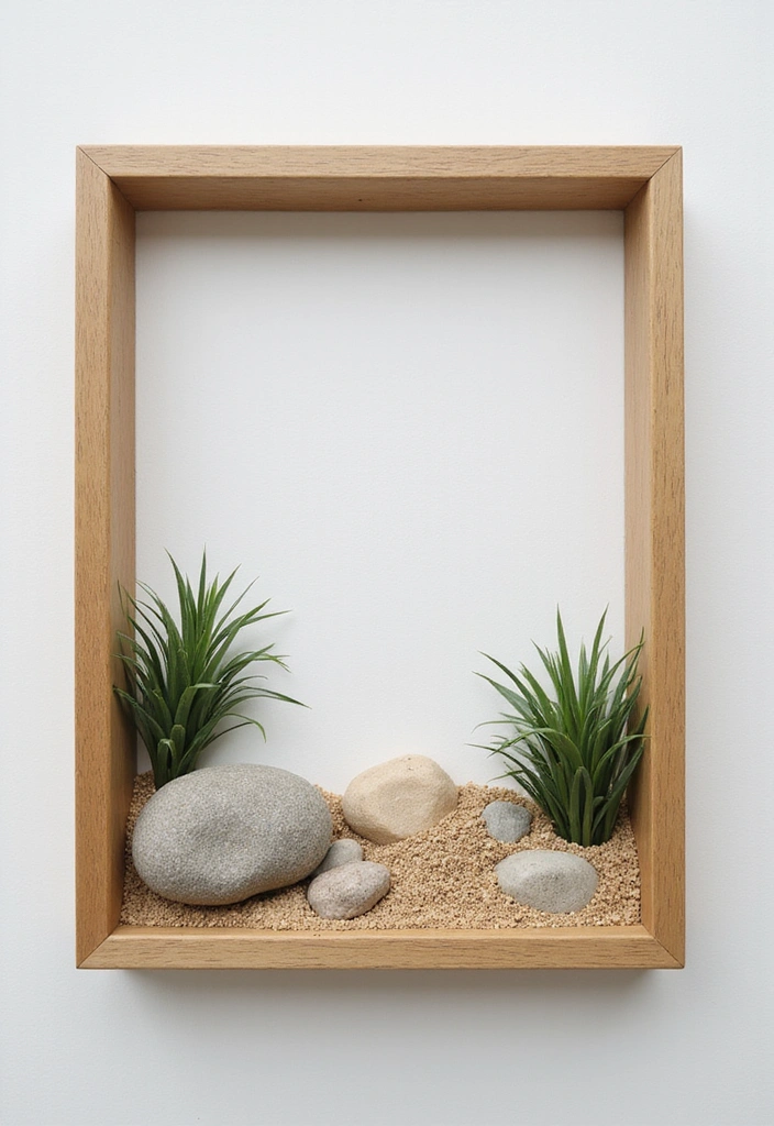 25 Festive Seasonal Wall Hanging Ideas to Celebrate Every Holiday (You Won't Believe #19!) - 25. MinimalistZen Garden Wall Hanging