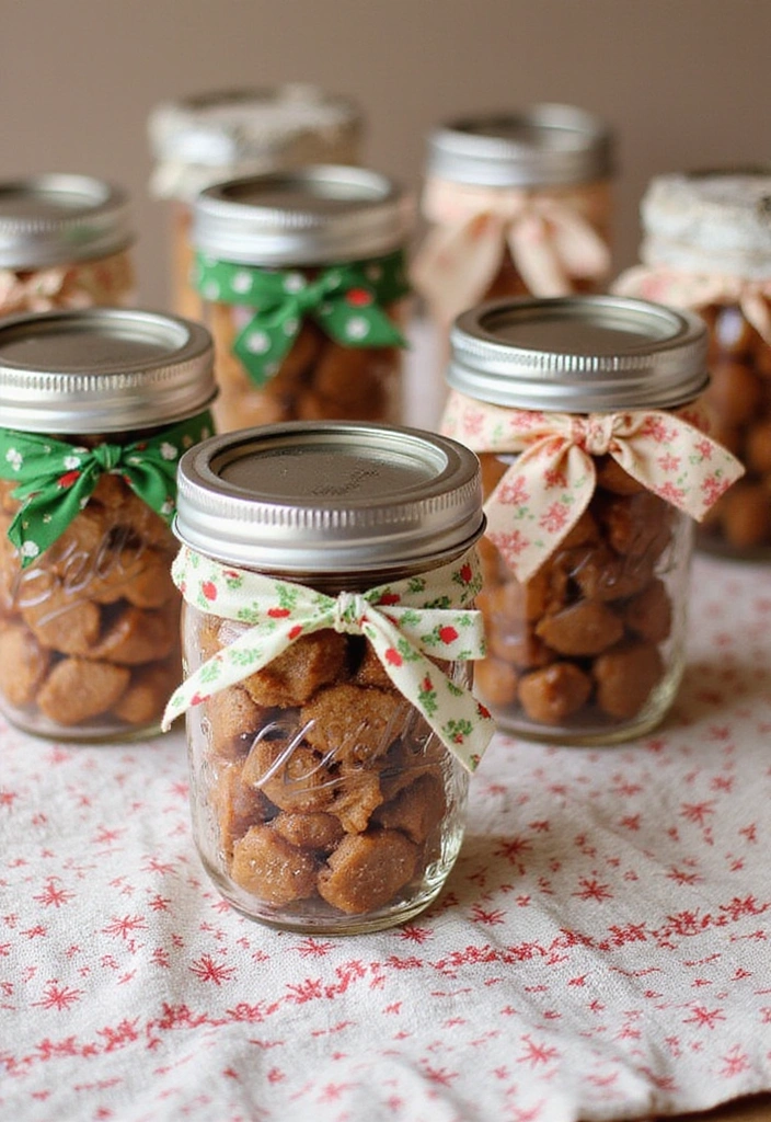 25 Genius Mason Jar Storage Ideas That Will Declutter Your Life (You Won't Believe #4!) - 11. Holiday Gift Jars