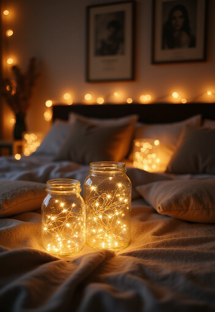 30 Easy DIY Mason Jar Crafts That Even Kids Can Do - 10. Fairy Jar Lights