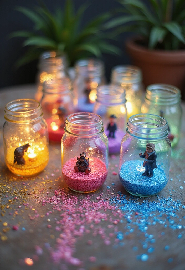 30 Easy DIY Mason Jar Crafts That Even Kids Can Do - 26. DIY Mason Jar Water Globes