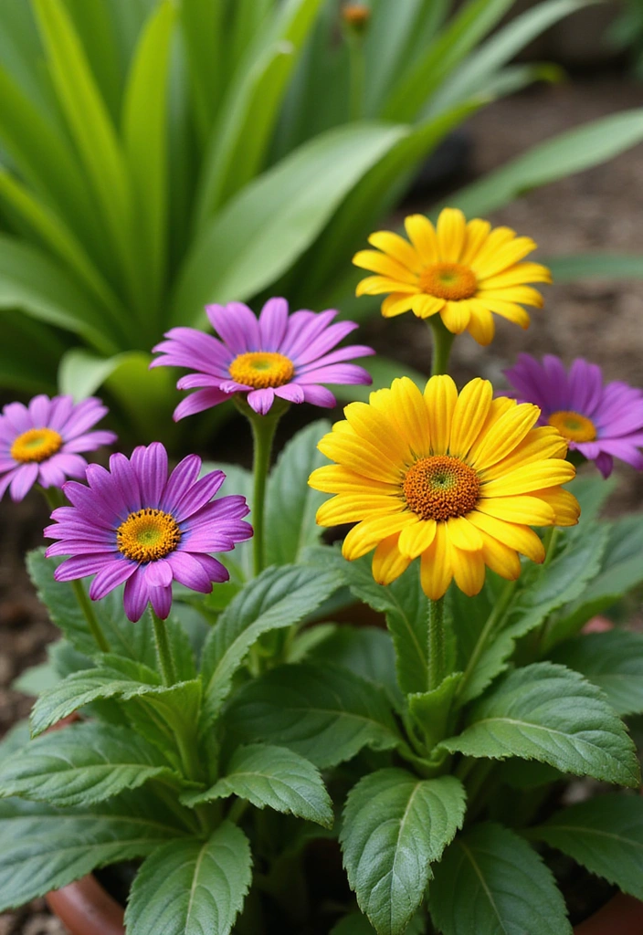 5 Self-Cleaning Flowers That Make Gardening a Breeze (No Deadheading Required!) - 4. Osteospermum (African Daisy)