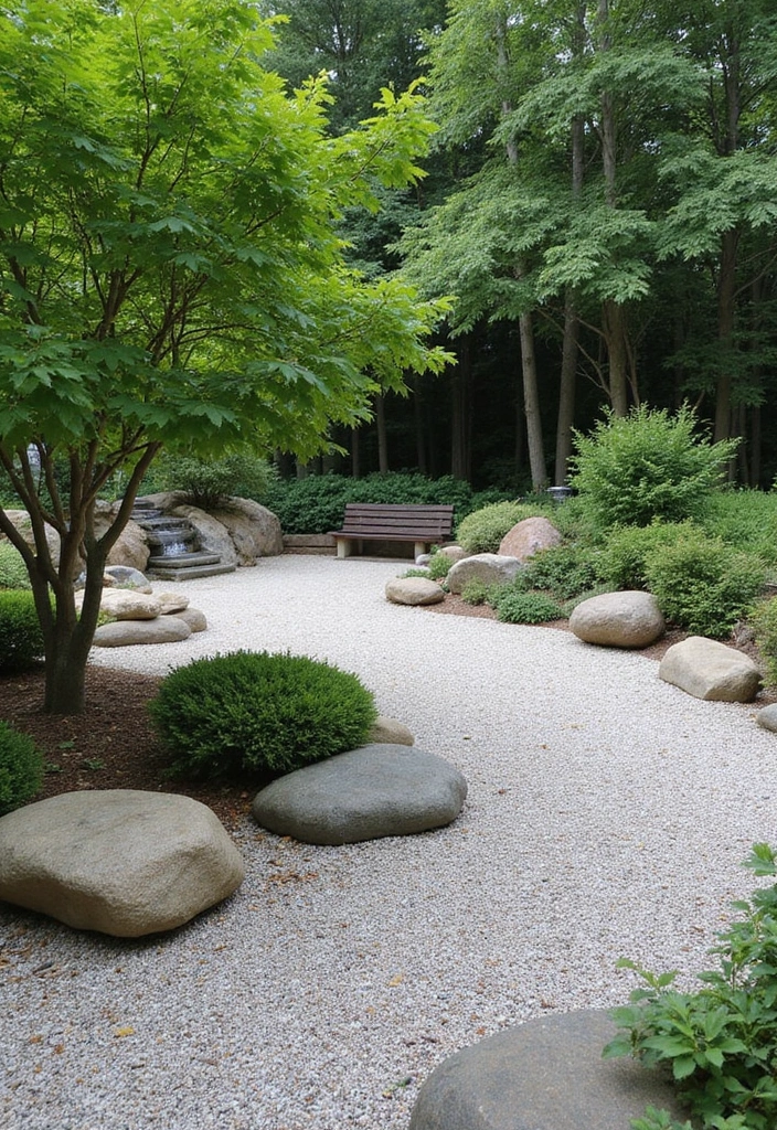 10 Adorable Small Round Garden Ideas That Prove Size Doesn’t Matter! - 3. Zen Circle