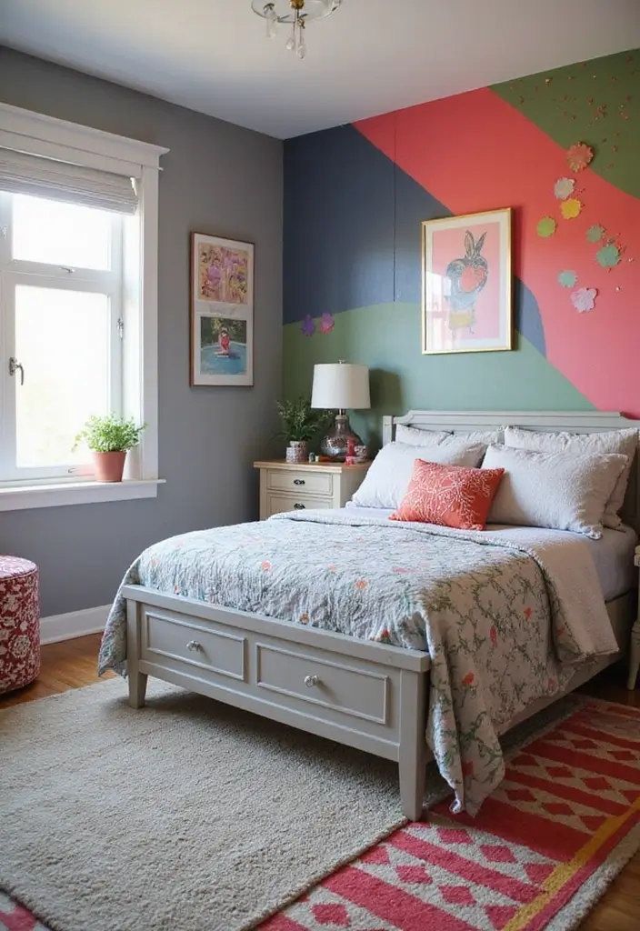 12 Cozy Grey Bedroom Designs That Will Wrap You in Comfort (You’ll Love #9!) - 7. Whimsical Grey Accents
