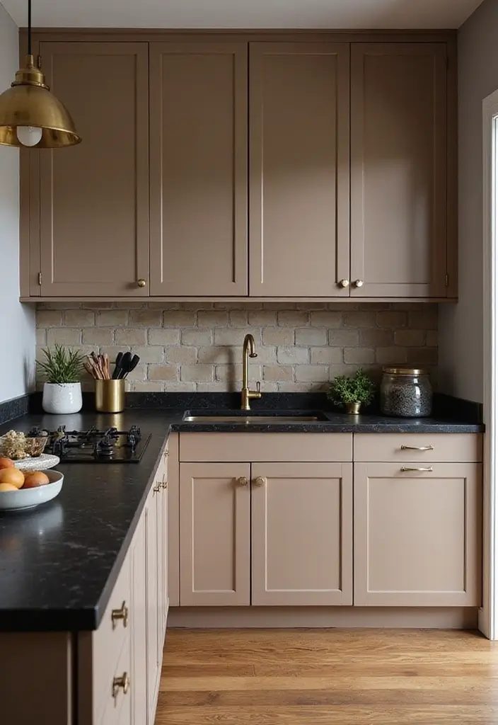 13 Elegant Kitchen Cabinet Colors That Exude Luxury (You’ll Want Them All!) - 6. Warm Taupe