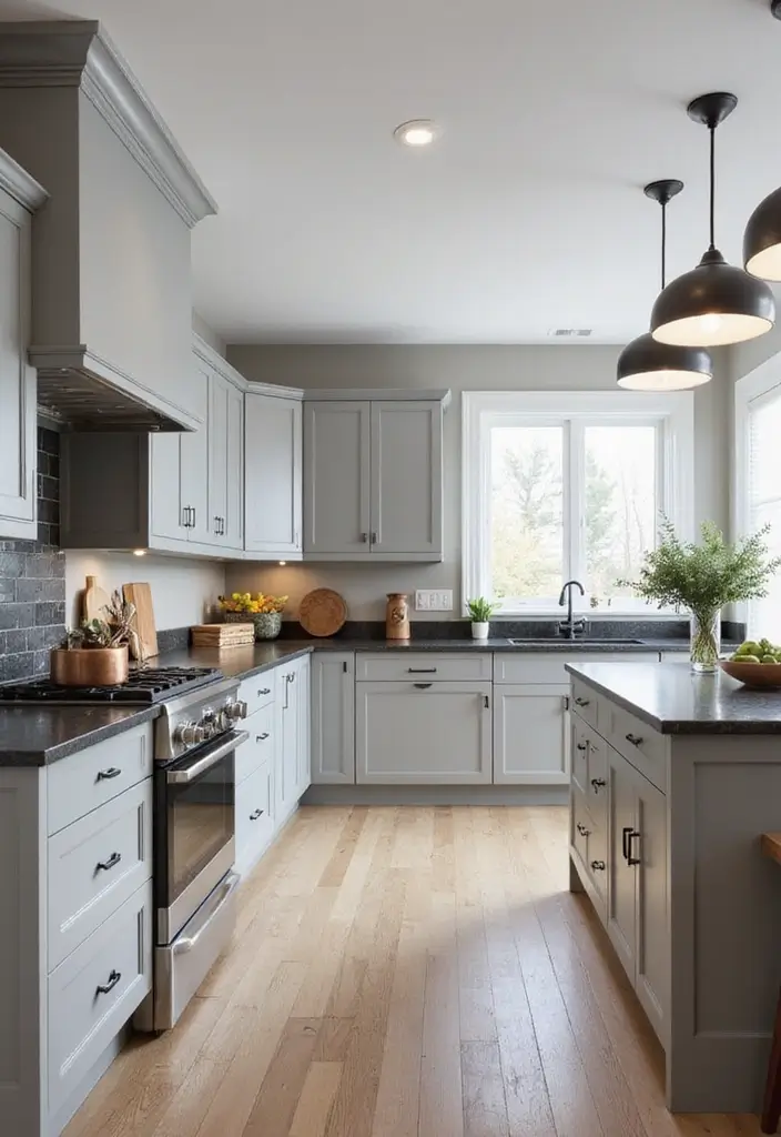 13 Modern Kitchen Cabinet Colors That Are Taking Over (Get Ready to Be Inspired!) - 8. Light Gray: Understated Sophistication