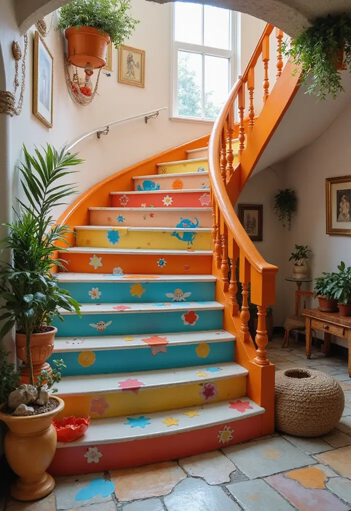 13 Vintage Staircase Styles That Bring Timeless Charm to Your Home (#5 Is Stunning!) - 11. Whimsical Fairy Tale Staircases
