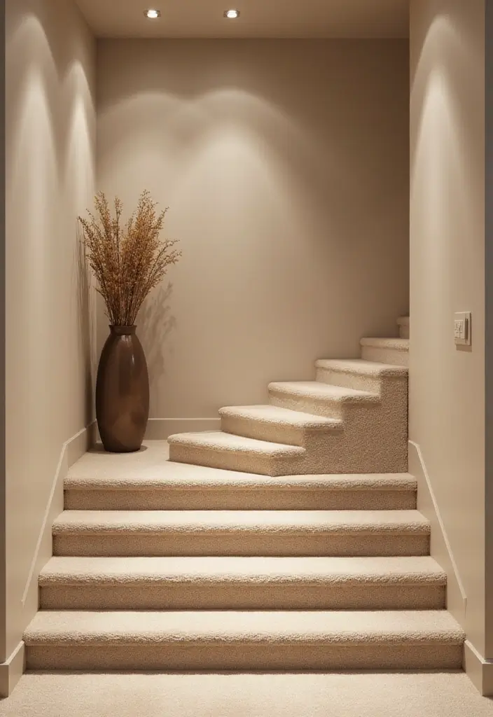 13 Vintage Staircase Styles That Bring Timeless Charm to Your Home (#5 Is Stunning!) - 12. Beige and Brown Neutral Staircases