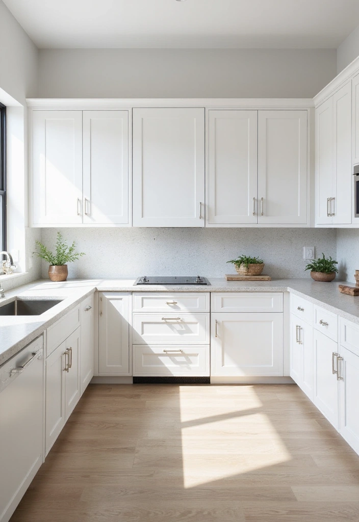 14 Classic Kitchen Cabinet Colors That Will Never Go Out of Style! - 1. Crisp White