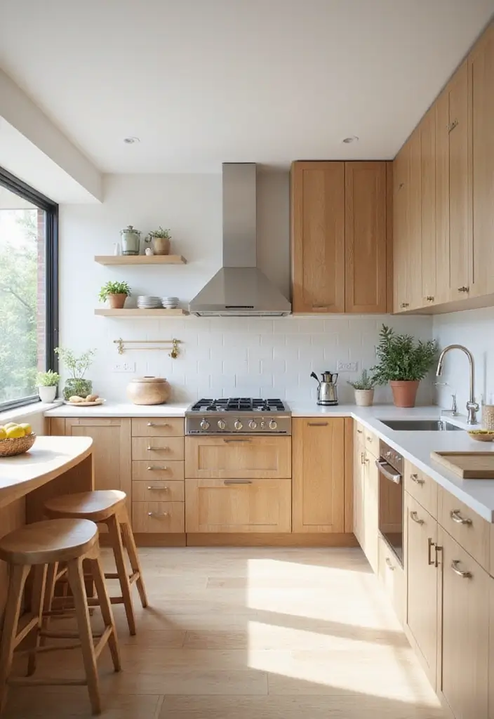 14 Classic Kitchen Cabinet Colors That Will Never Go Out of Style! - 12. Light Maple