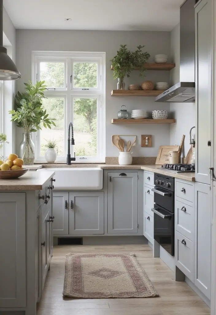 14 Classic Kitchen Cabinet Colors That Will Never Go Out of Style! - 2. Soft Gray