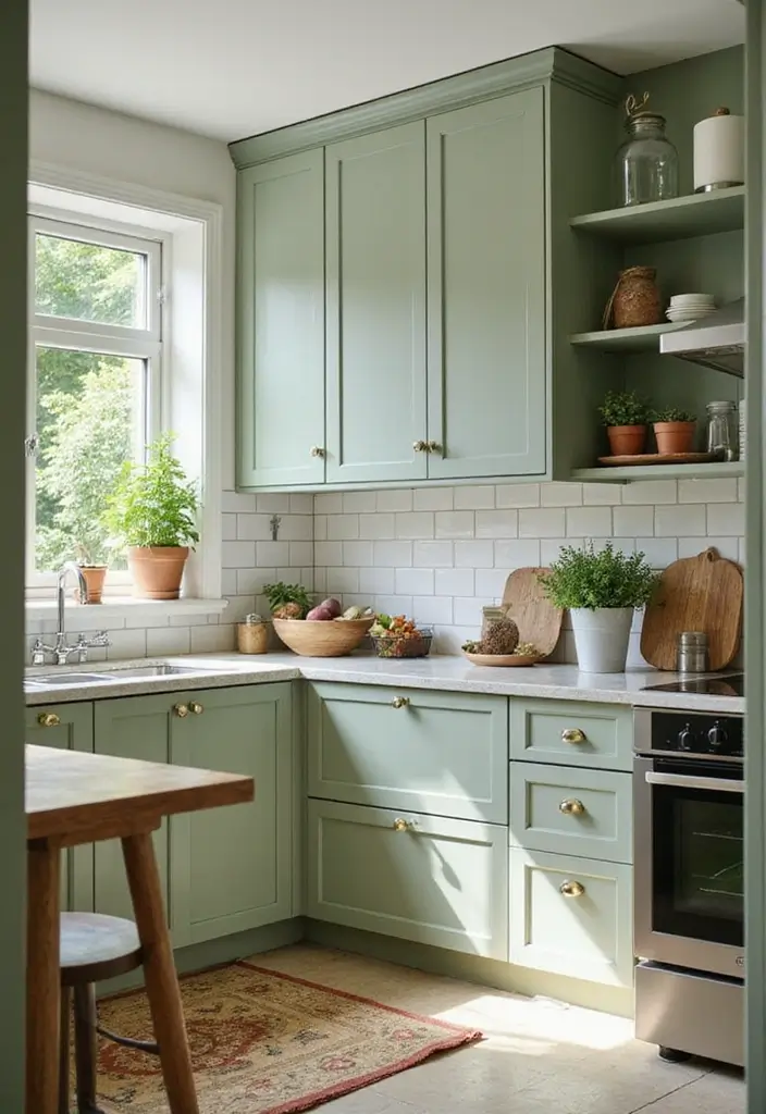 14 Classic Kitchen Cabinet Colors That Will Never Go Out of Style! - 4. Sage Green