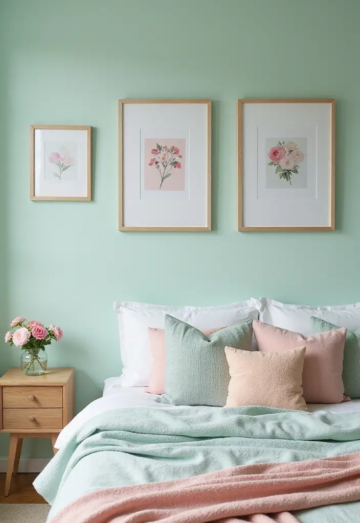 14 Cozy Spring Bedroom Decor Tips That Will Make Your Space Feel Like a Retreat! - 1. Embrace Pastel Colors