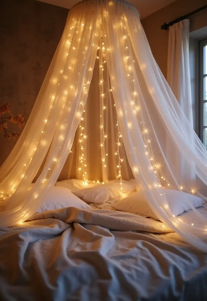 14 Cozy Spring Bedroom Decor Tips That Will Make Your Space Feel Like a Retreat! - 10. Create a Cozy Canopy
