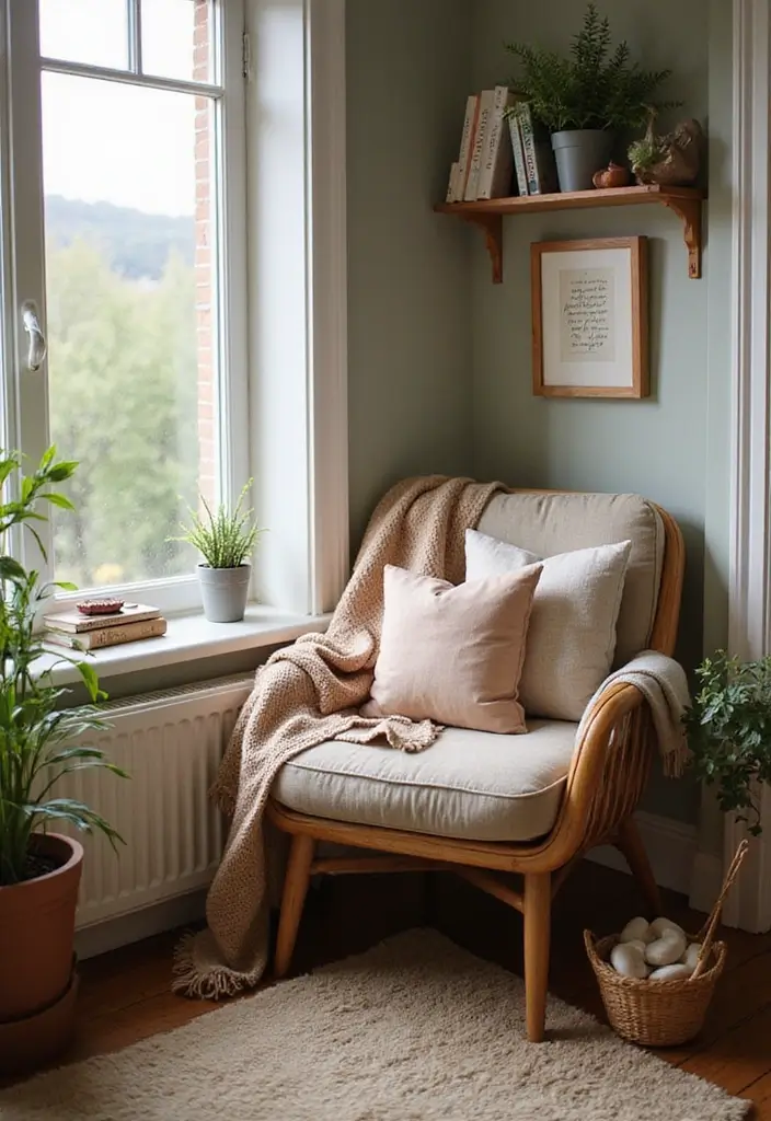 14 Cozy Spring Bedroom Decor Tips That Will Make Your Space Feel Like a Retreat! - 5. Create a Reading Nook