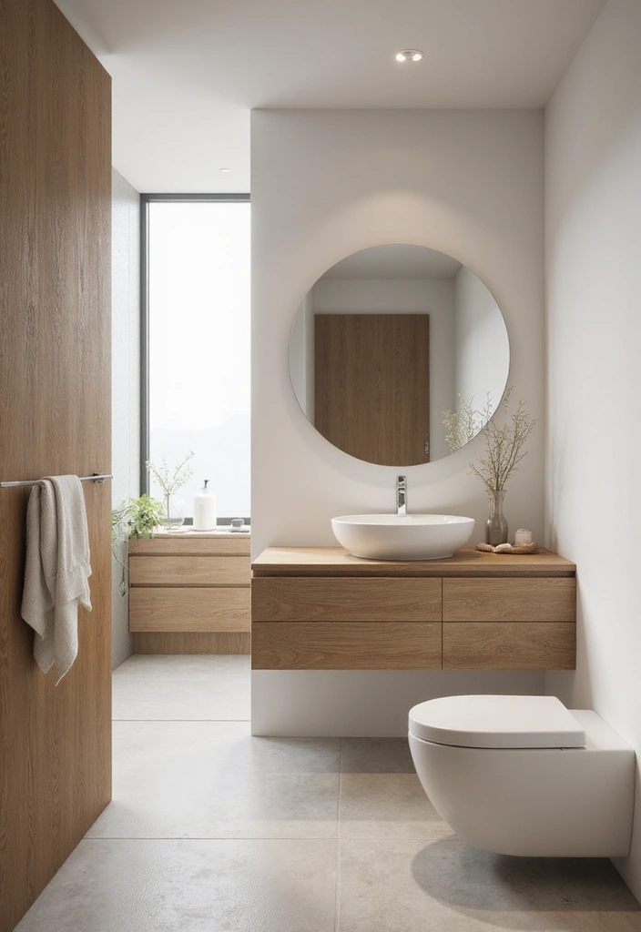 14 Modern Powder Room Designs That Redefine Chic (Get Inspired by #8!) - 2. Minimalist Charm