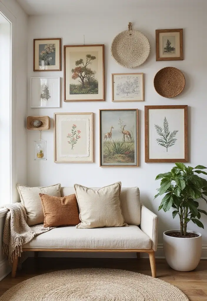 14 Rustic Vintage Decor Ideas That'll Bring Cozy Charm to Your Home! - 10. Rustic Wall Art