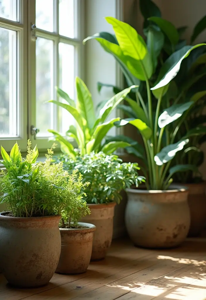 14 Rustic Vintage Decor Ideas That'll Bring Cozy Charm to Your Home! - 12. Rustic Plants and Planters