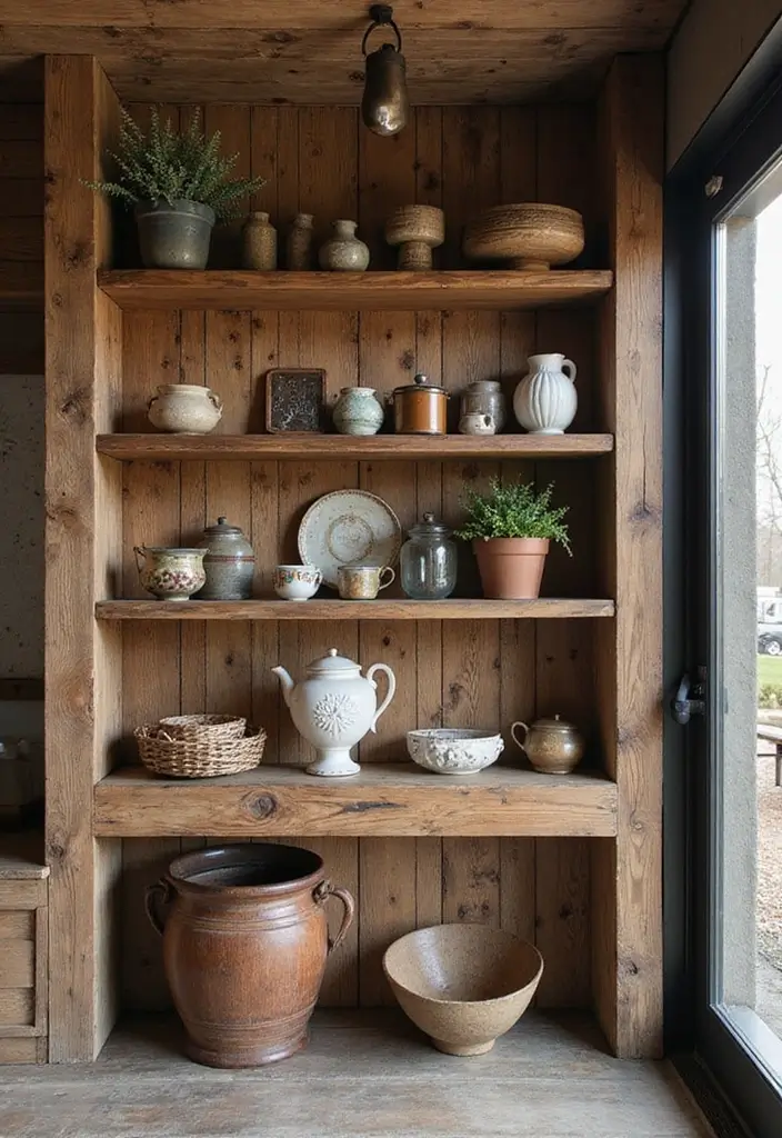 14 Rustic Vintage Decor Ideas That'll Bring Cozy Charm to Your Home! - 8. Reclaimed Wood Accents