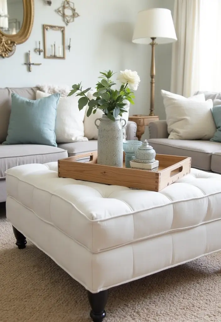 15 DIY Coffee Table Ideas That Are So Easy, You’ll Want to Make Them All This Weekend! - 11. DIY Ottoman Table