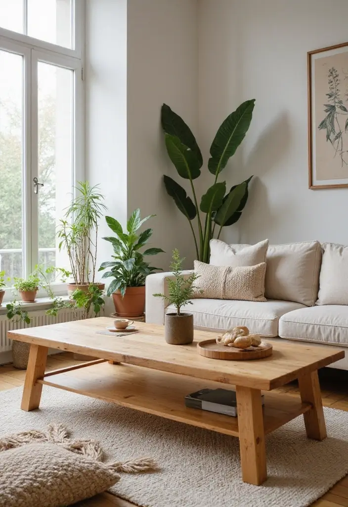 15 DIY Coffee Table Ideas That Are So Easy, You’ll Want to Make Them All This Weekend! - 14. Eco-Friendly Bamboo Table
