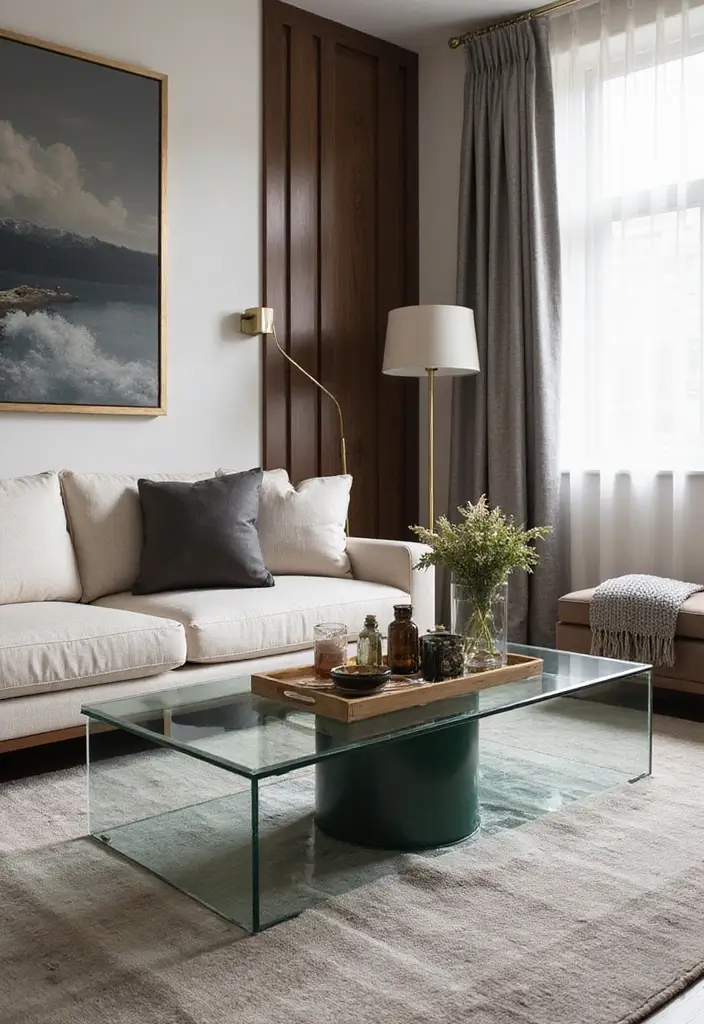 15 Designer Coffee Tables That Are Worth Every Penny (And How to Style Yours Like a Pro!) - 2. The Glass Elegance