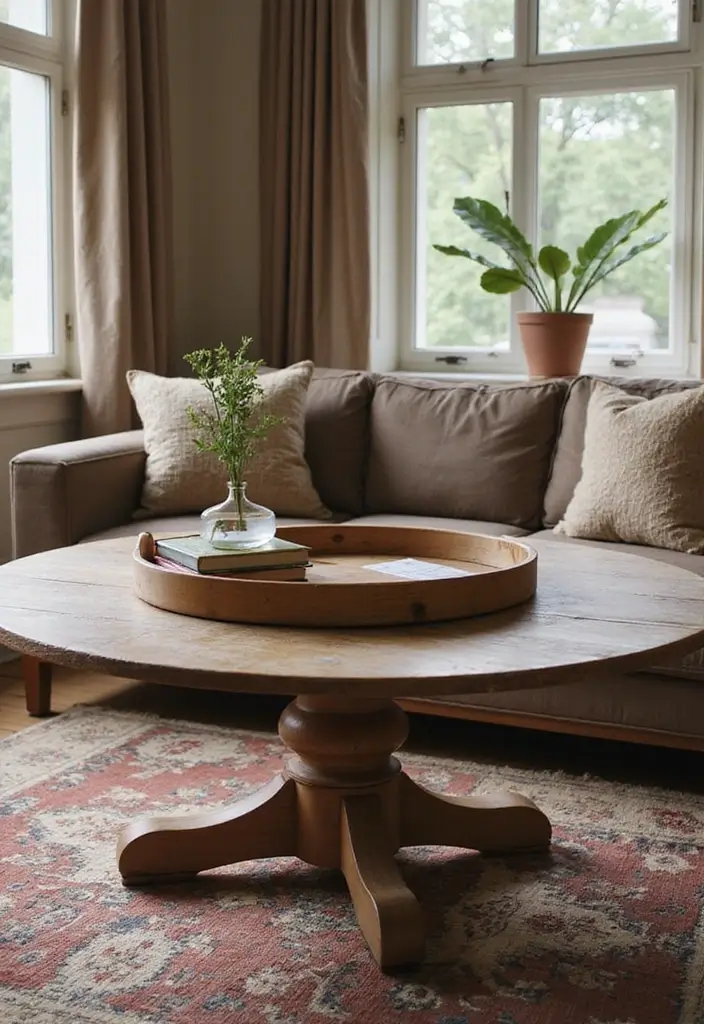 15 Designer Coffee Tables That Are Worth Every Penny (And How to Style Yours Like a Pro!) - 7. The Classic Round Table