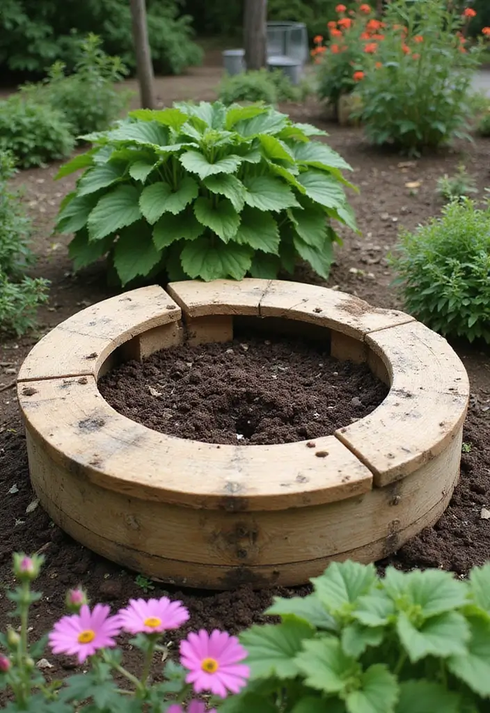 15 Eco-Friendly Round Garden Ideas That Will Save the Planet (and Your Wallet!) - 9. Circular Composting Stations