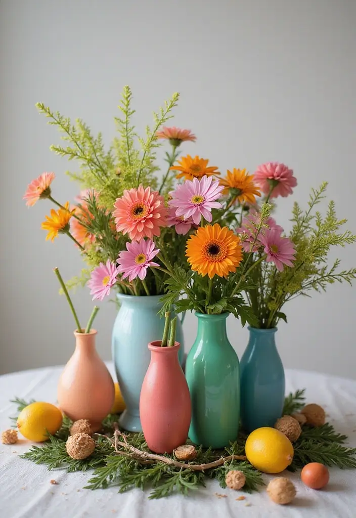 15 Outdoor Spring Decor Ideas That Will Make Your Patio the Envy of the Neighborhood (#9 Is a Game-Changer!) - 12. Seasonal Centerpieces