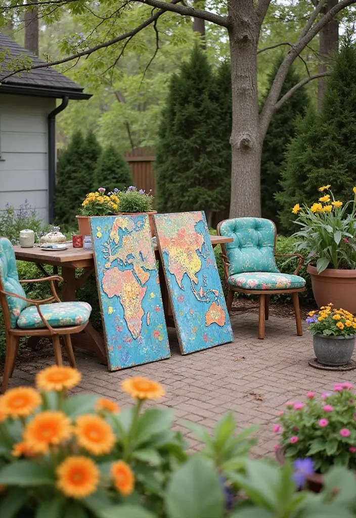15 Outdoor Spring Decor Ideas That Will Make Your Patio the Envy of the Neighborhood (#9 Is a Game-Changer!) - 14. Personalized Outdoor Art