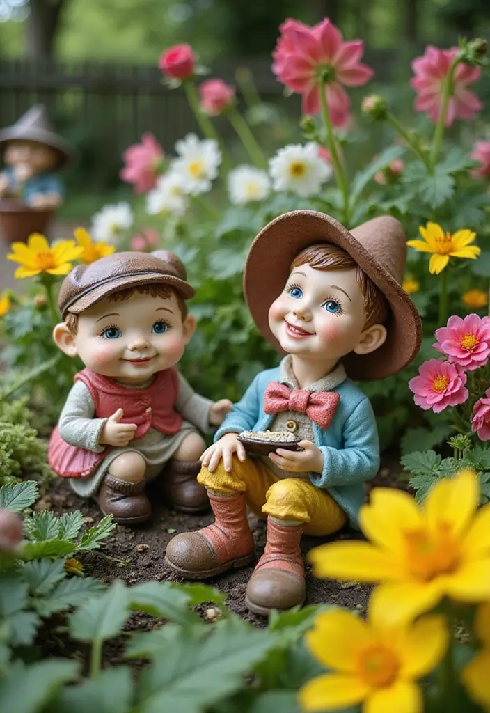 15 Outdoor Spring Decor Ideas That Will Make Your Patio the Envy of the Neighborhood (#9 Is a Game-Changer!) - 6. Fun Garden Statues