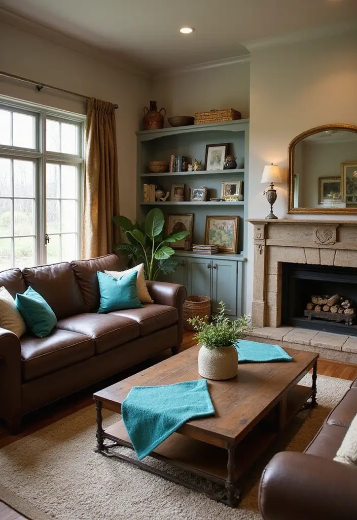 15 Stunning Colors That Complement Teal in Home Decor (You Won't Believe #8!) - 10. Chocolate Brown: Rich and Warm