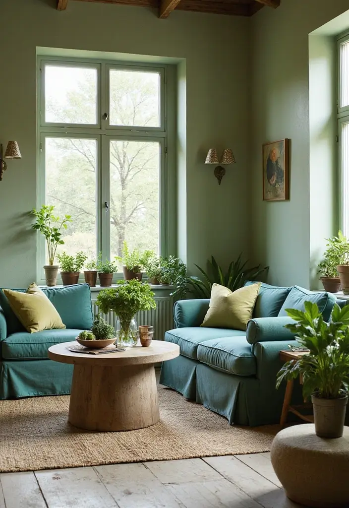 15 Stunning Colors That Complement Teal in Home Decor (You Won't Believe #8!) - 11. Olive Green: Nature's Touch