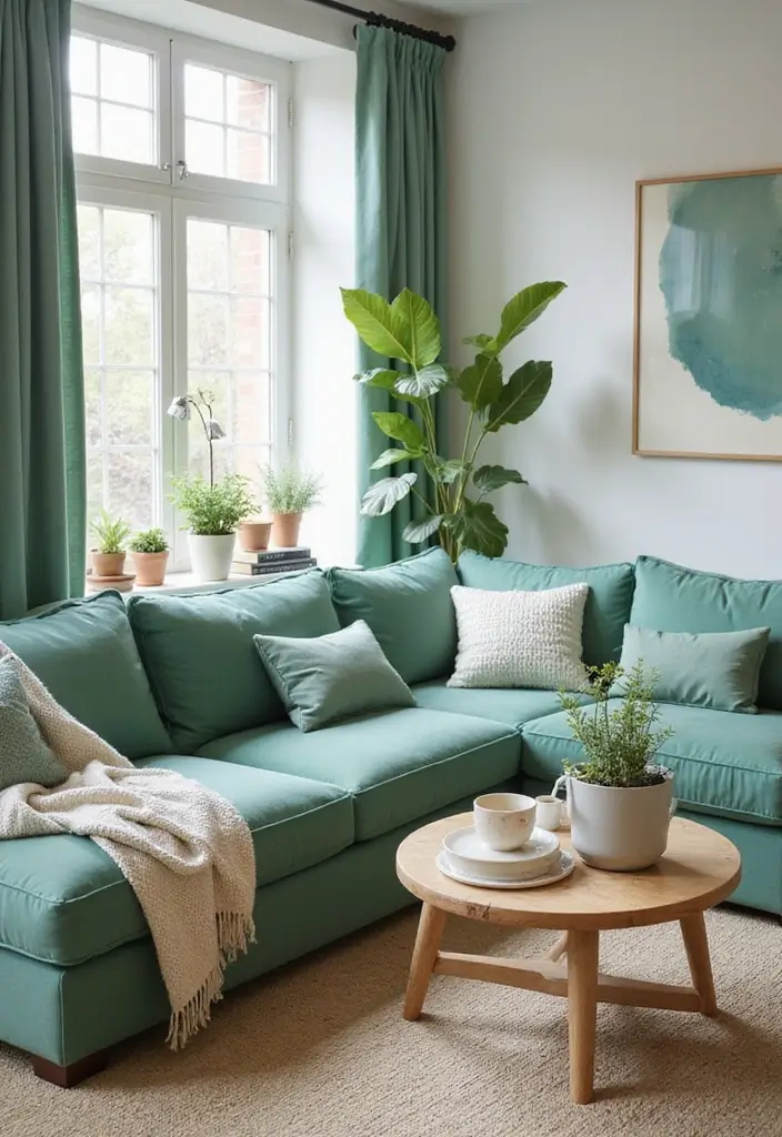 15 Stunning Colors That Complement Teal in Home Decor (You Won't Believe #8!) - 15. Sage Green: Fresh and Earthy