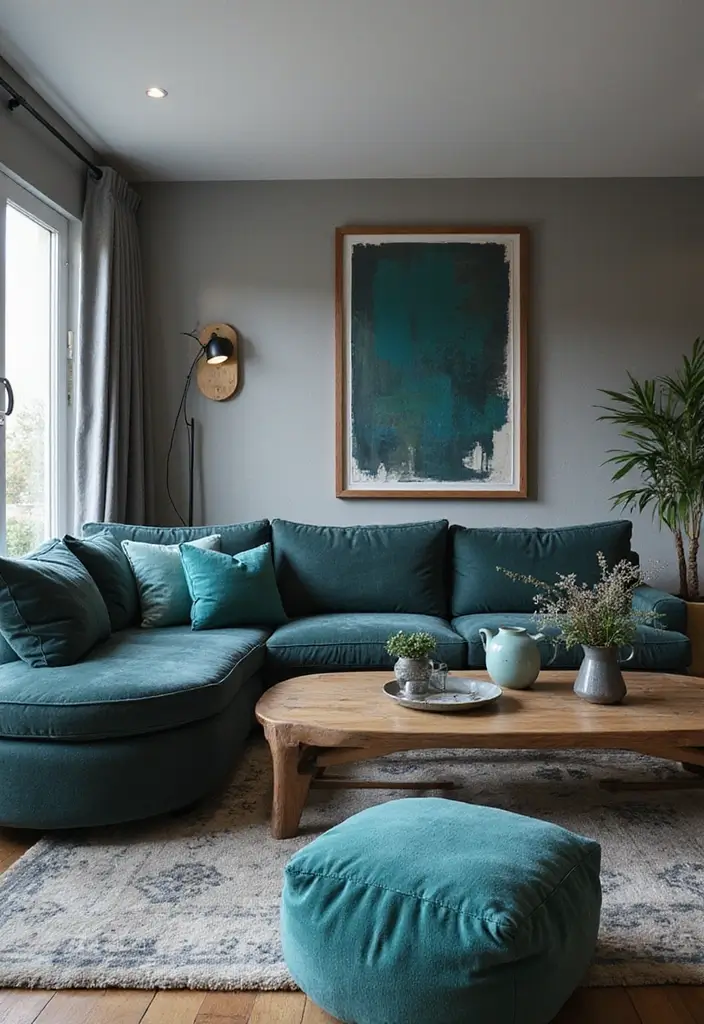 15 Stunning Colors That Complement Teal in Home Decor (You Won't Believe #8!) - 6. Charcoal Black: Modern Edge