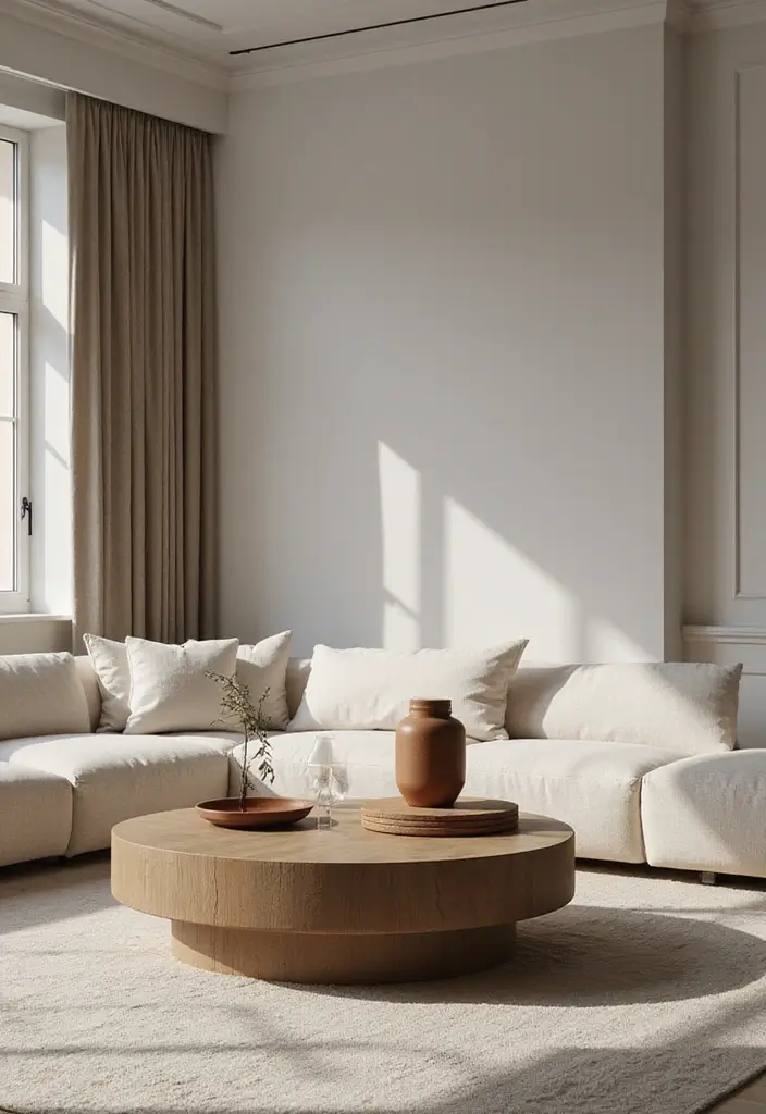 16 Luxury Coffee Table Ideas That Will Make Your Space Feel Like a High-End Hotel! - 10. Minimalist Chic