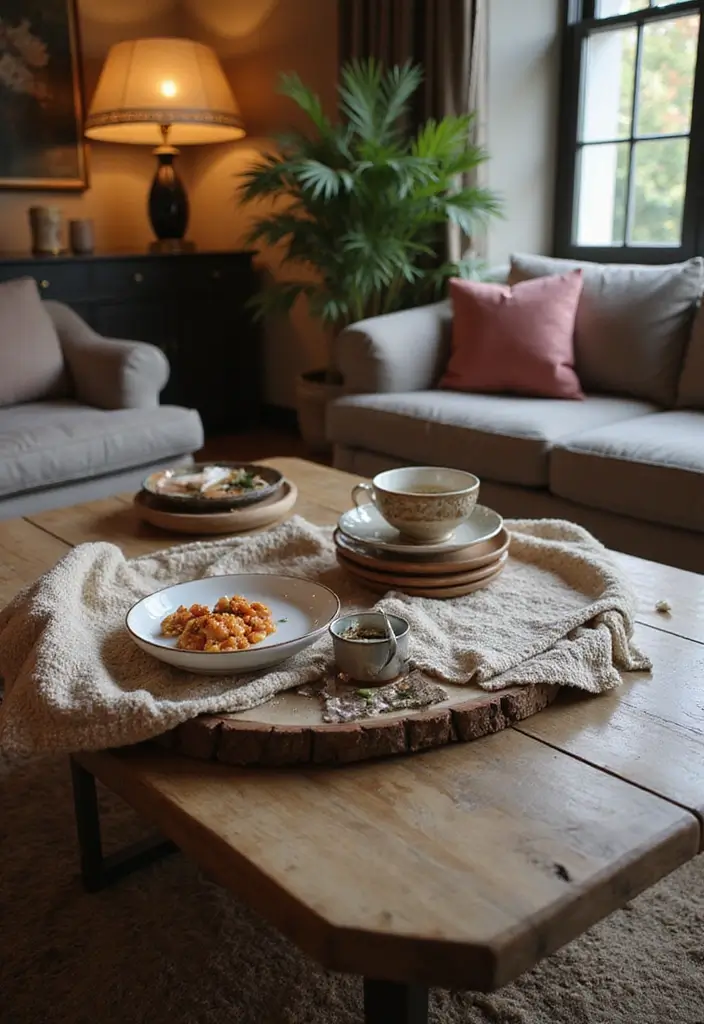 16 Luxury Coffee Table Ideas That Will Make Your Space Feel Like a High-End Hotel! - 5. Luxe Textures