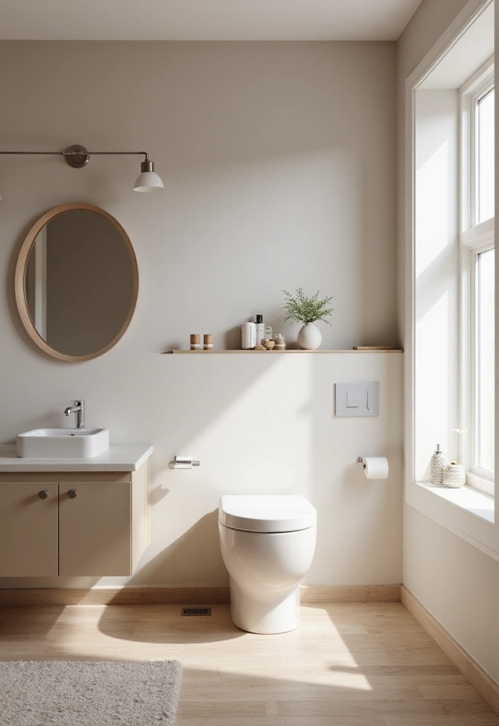 16 Minimalist Powder Room Ideas That Prove Less Is More (Your Zen Space Awaits!) - 11. Limited Color Palettes