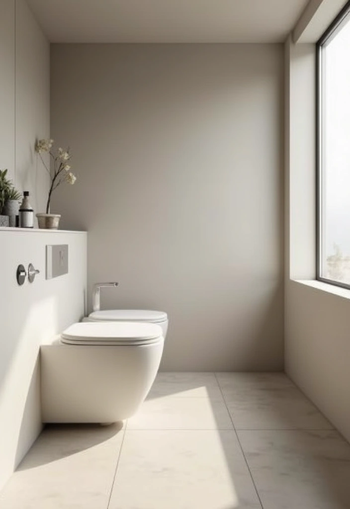 16 Minimalist Powder Room Ideas That Prove Less Is More (Your Zen Space Awaits!) - 4. Monochromatic Color Schemes