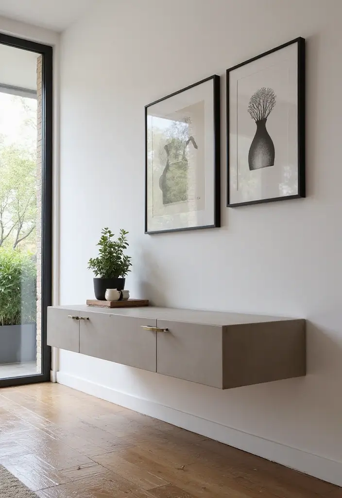 16 Small Space Coffee Table Ideas That Maximize Style and Function (You’ll Love #10!) - 9. Floating Tables: Innovative Space Solutions