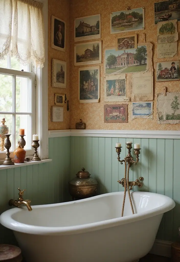 17 Chic Vintage Bathroom Ideas That Will Make You Feel Like Royalty! - 10. Charming Vintage Accessories