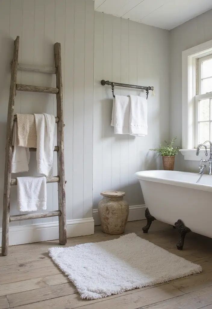 17 Chic Vintage Bathroom Ideas That Will Make You Feel Like Royalty! - 6. Vintage Towel Racks
