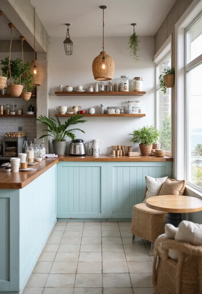 17 Elegant Coffee Bar Styles That Will Elevate Your Entertaining Game (Wait Until You See #4!) - 10. Coastal Breeze