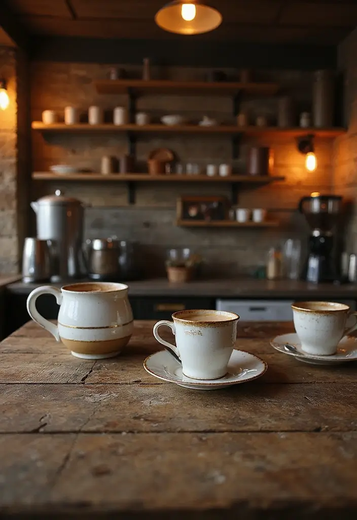 17 Elegant Coffee Bar Styles That Will Elevate Your Entertaining Game (Wait Until You See #4!) - 2. Rustic Charm