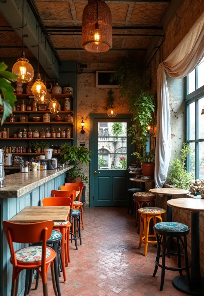 17 Elegant Coffee Bar Styles That Will Elevate Your Entertaining Game (Wait Until You See #4!) - 7. Bohemian Vibes