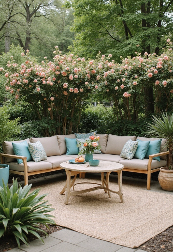 17 Outdoor Colors That Look Amazing with Teal (Your Garden Will Thank You!) - 10. Peachy Beige